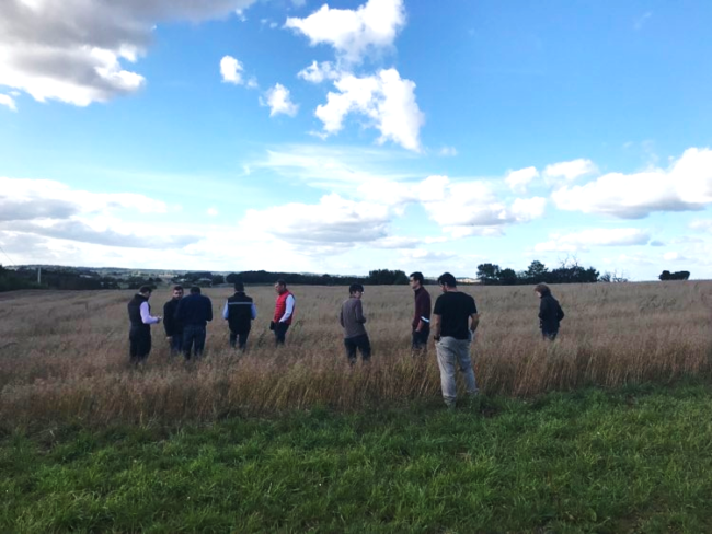 Camelina field visit